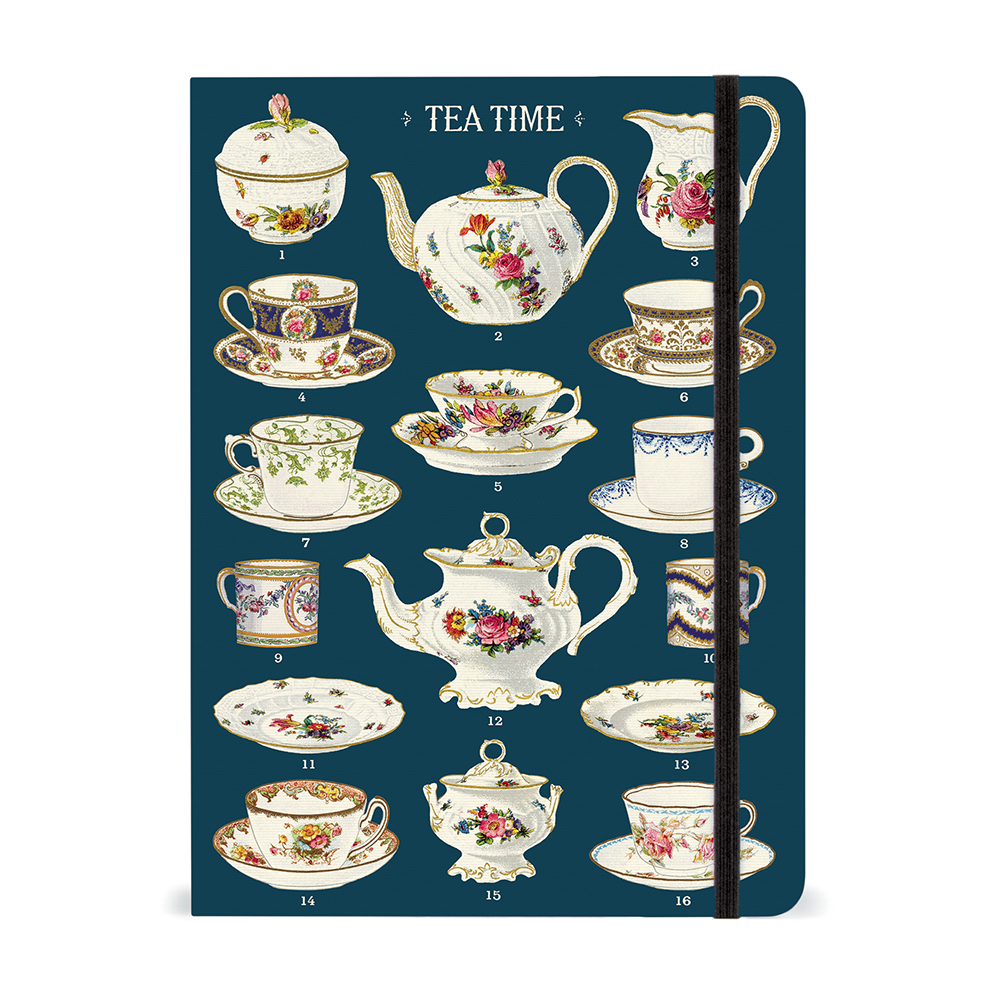 Cavallini Notebook - Tea Time