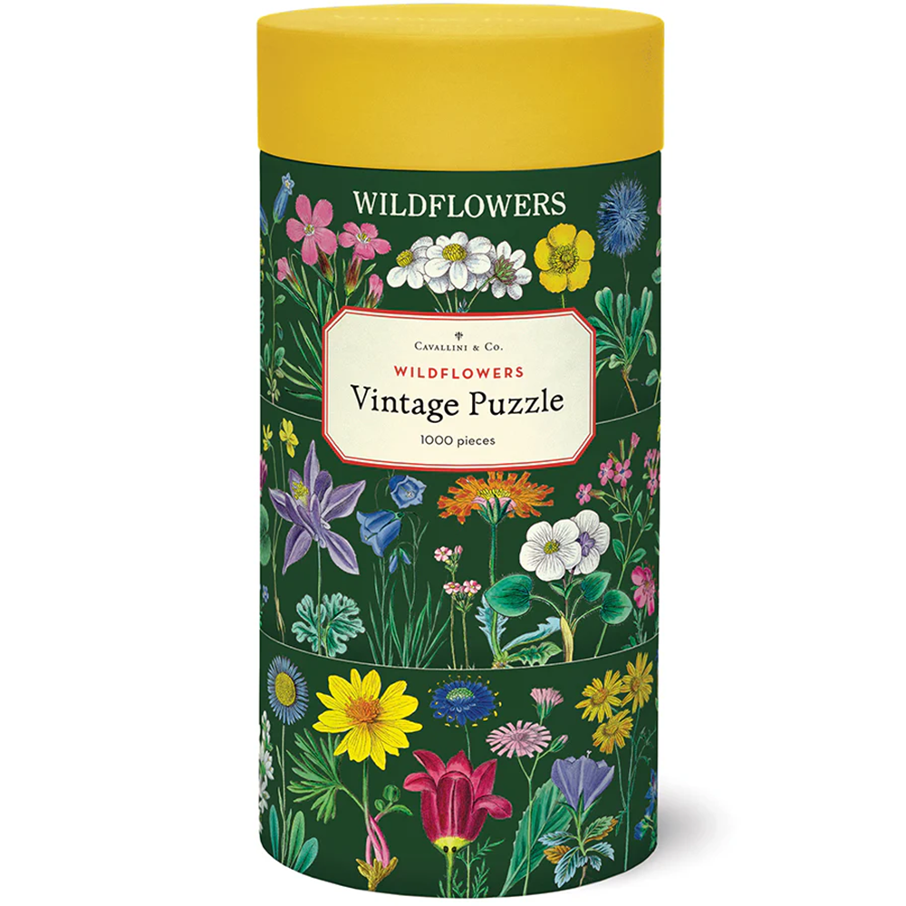 Cavallini Papers & Co., Inc. Cavallini 1000 Piece Puzzle - Wildflowers 2