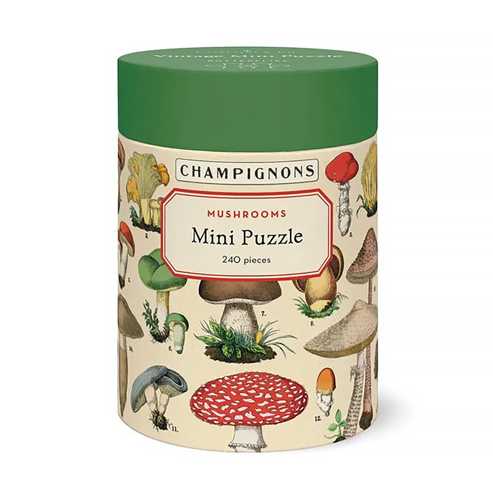 Cavallini 240 Piece Mini Puzzle - Mushrooms