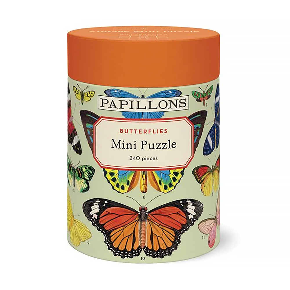 Cavallini 240 Piece Mini Puzzle - Butterflies