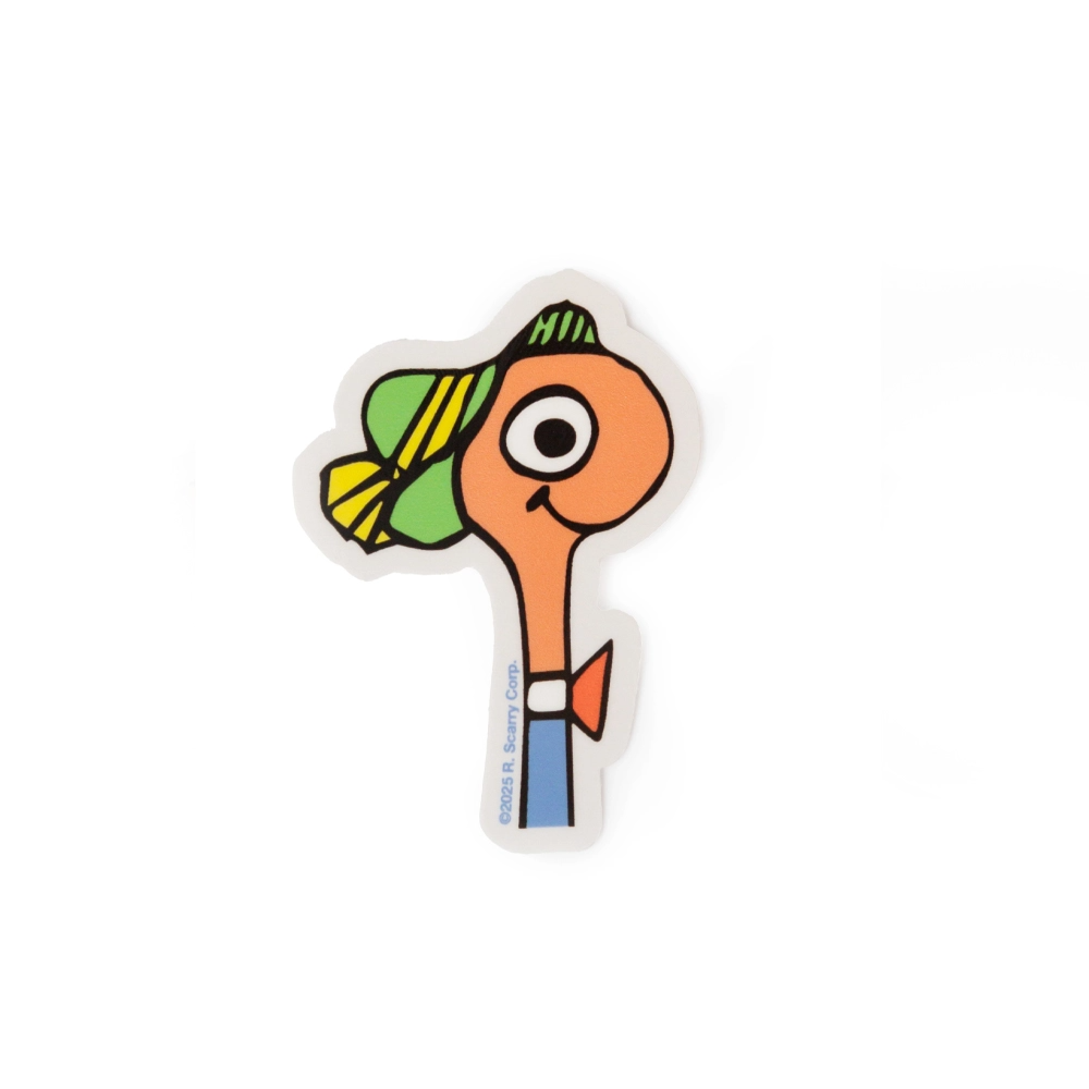 Three Potato Four Three Potato Four Sticker - Lowly Worm Bust
