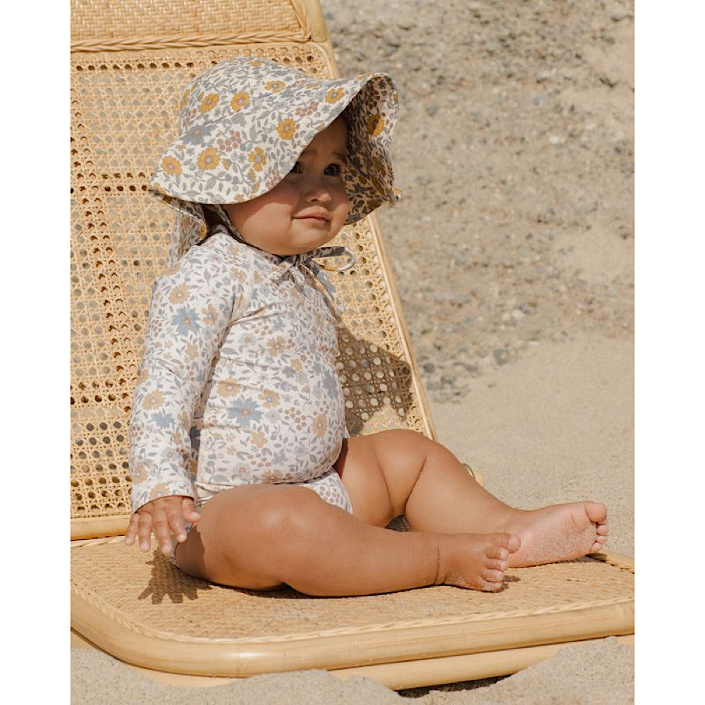 Rylee + Cru Maryn Swim Rashguard Set - Gardenia