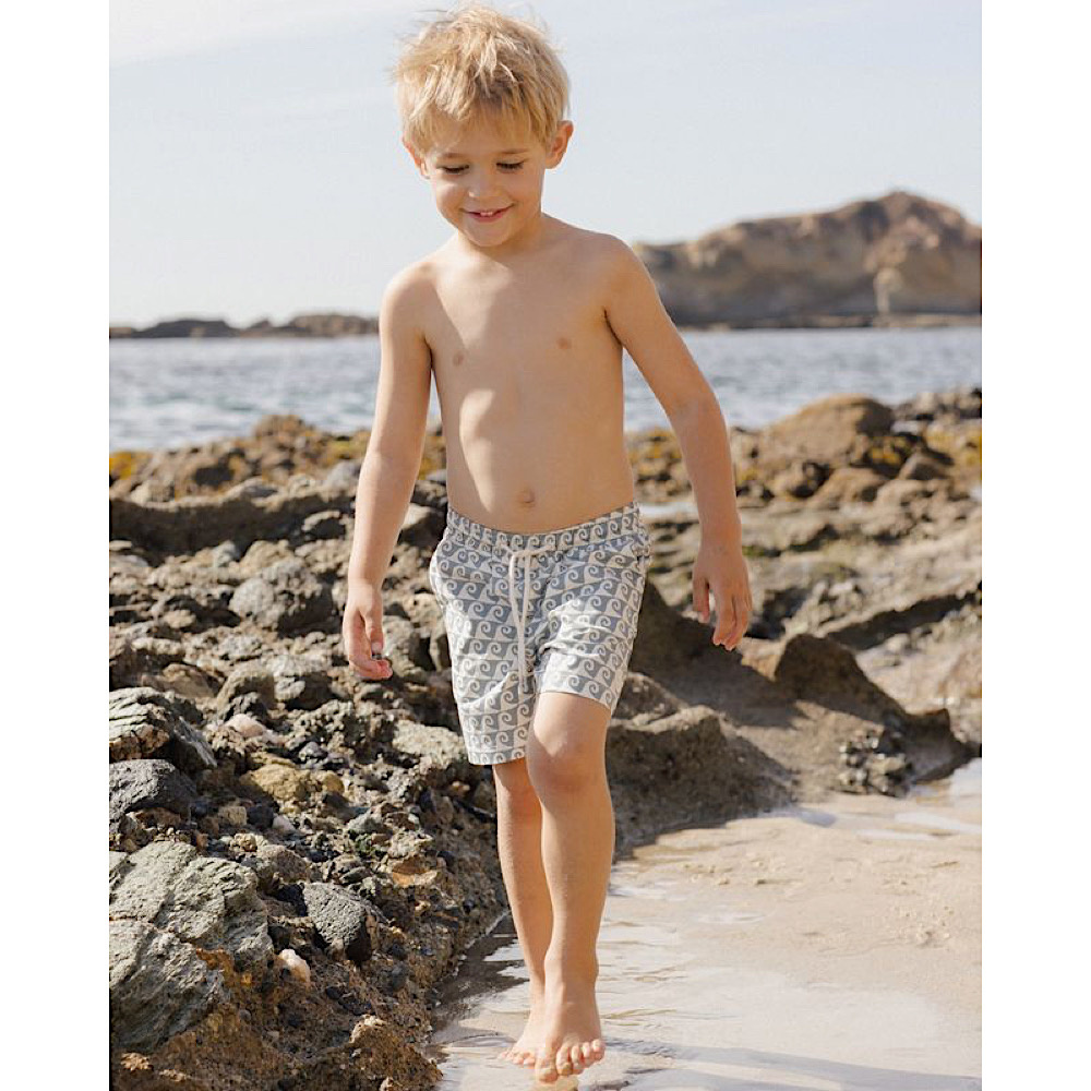 Rylee + Cru Swim Boardshorts - Ocean Waves