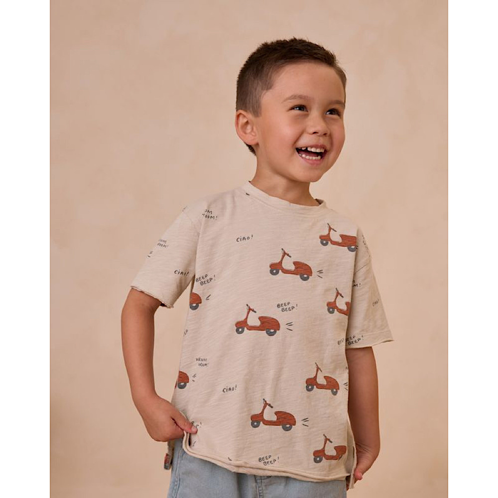 Rylee + Cru Raw Edge Tee - Moped
