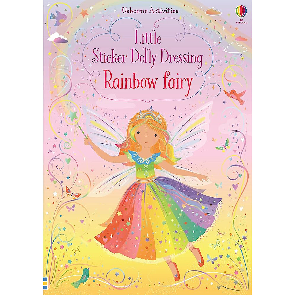 Usborne Little Sticker Dolly Dressing Activity Book - Rainbow Fairy