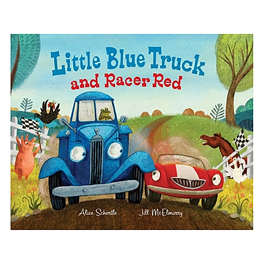 Little Blue Truck and Racer Red Hardcover Book