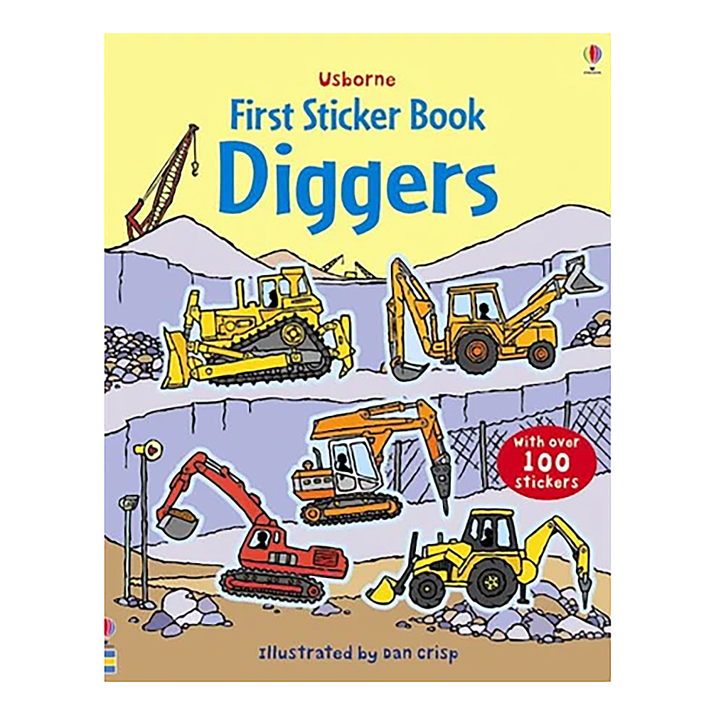 Harper Collins First Sticker Book - Diggers