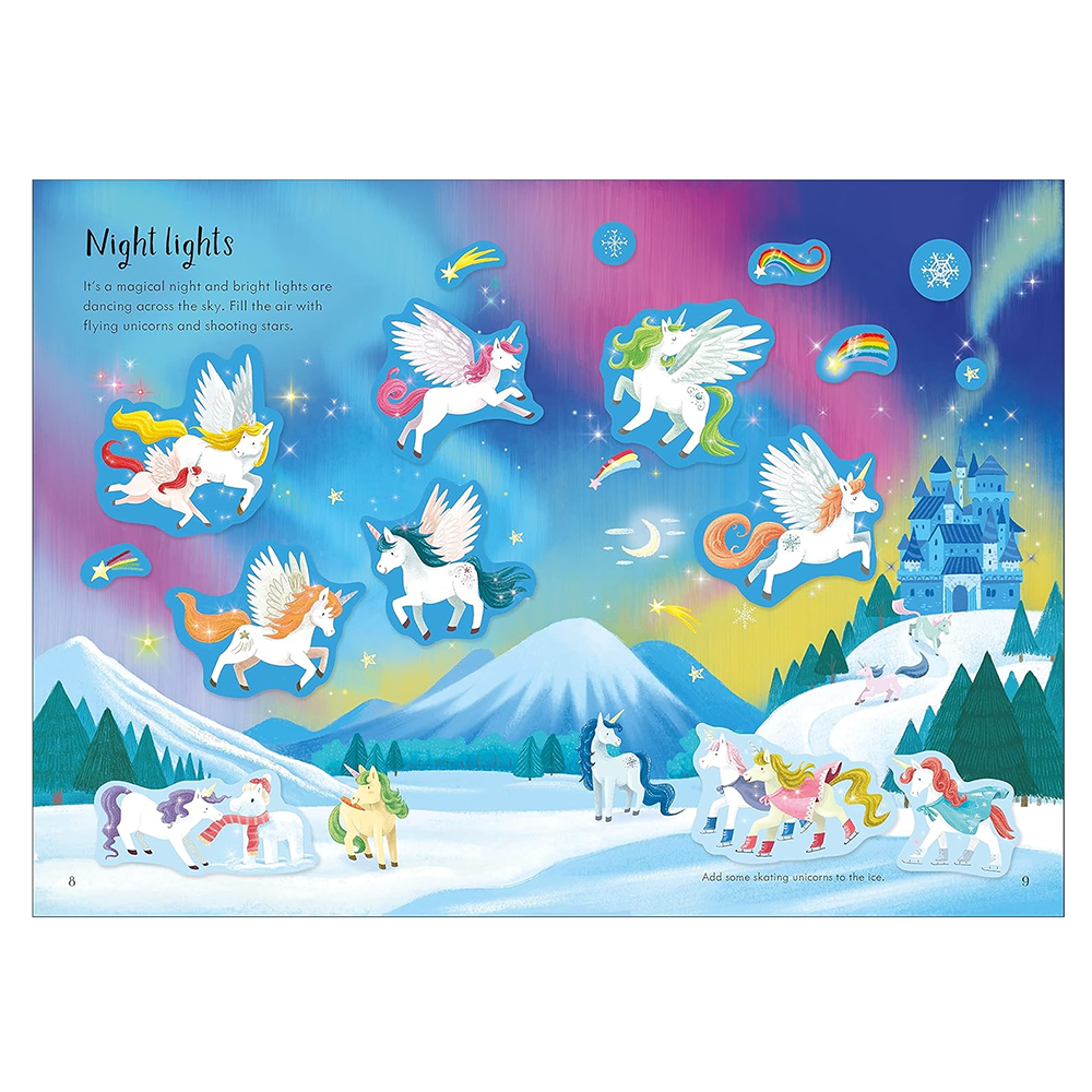 Sticker Book - Sparkly Unicorns
