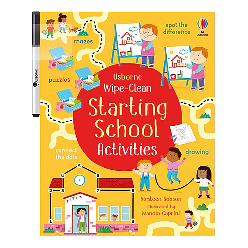 Harper Collins Wipe Clean - Starting School Activities