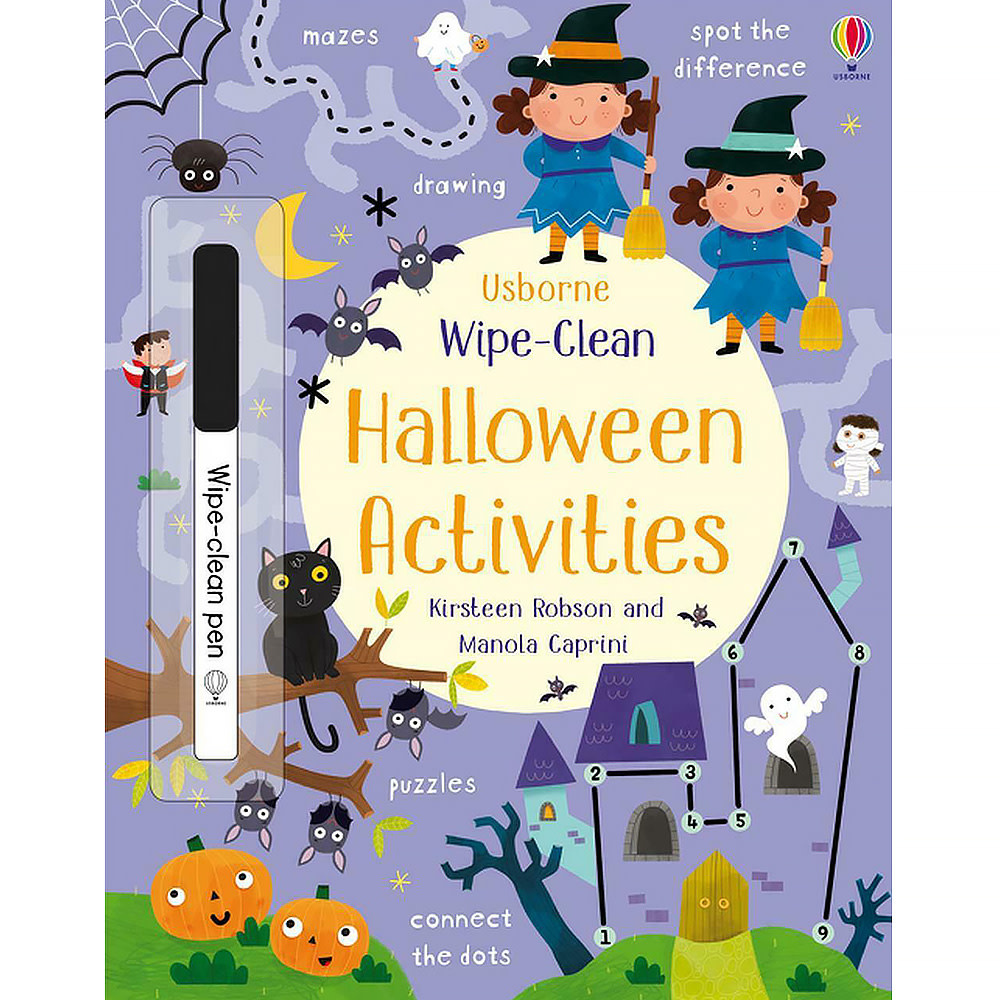 Wipe Clean - Halloween Activities