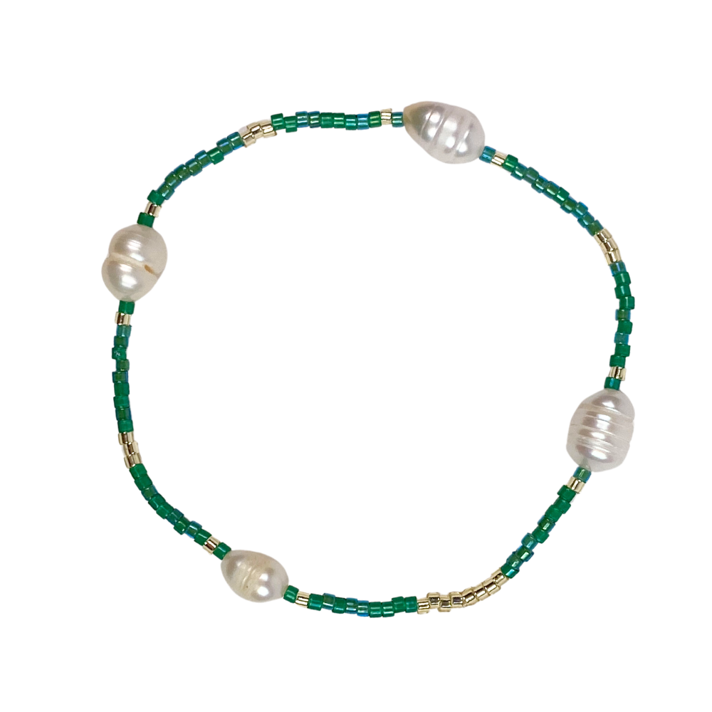 Libby Dakers - Helga Bracelet - Emerald