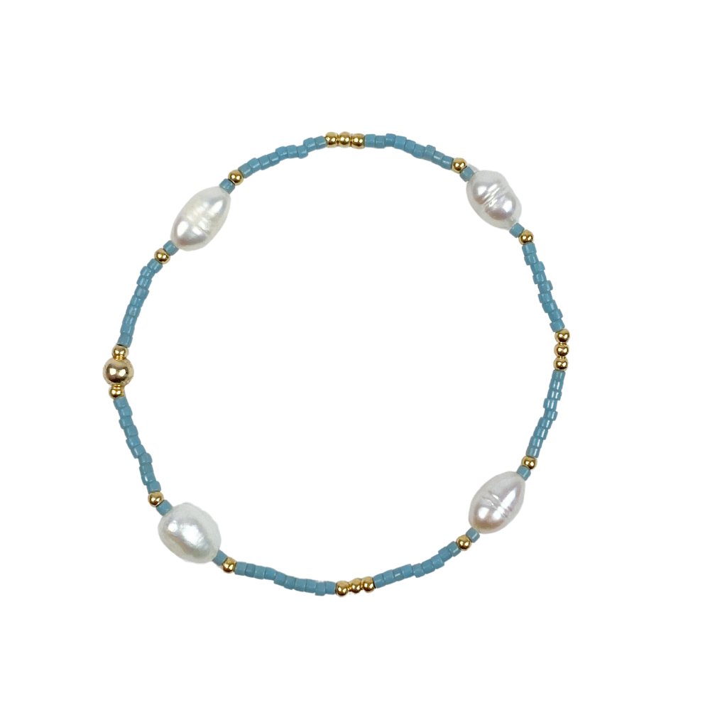 Libby Dakers - Gold Filled Helga Bracelet - Slate