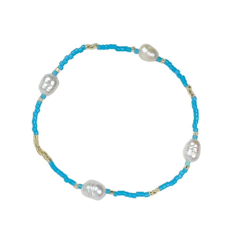 Libby Dakers Libby Dakers - Helga Bracelet - Sky Blue