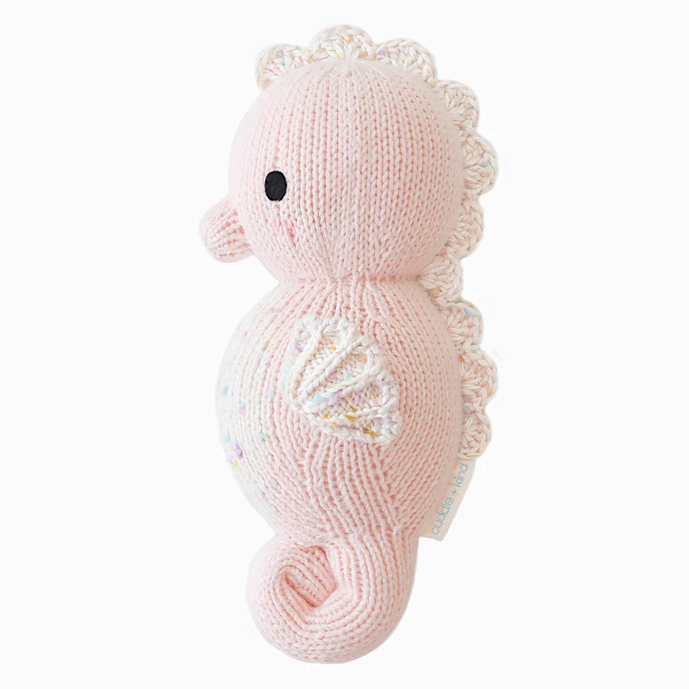 Cuddle + Kind Baby Seahorse Powder Pink