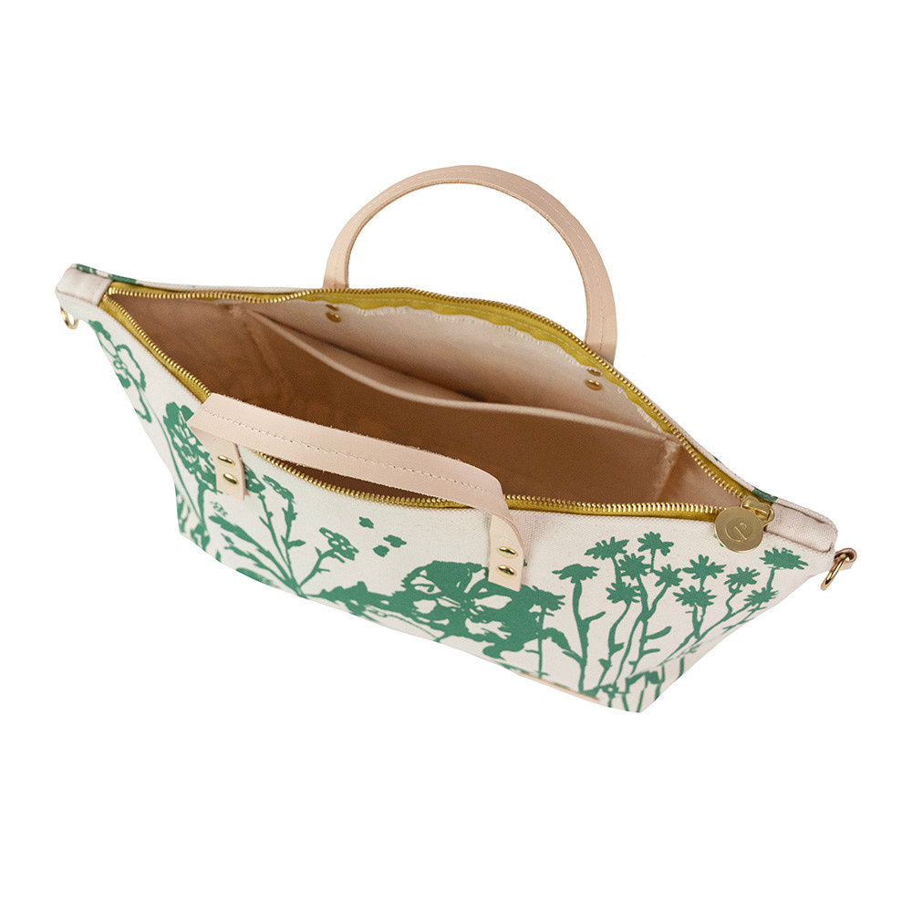 Erin Flett Small Satchel Bag - Flaggy Meadow - Green
