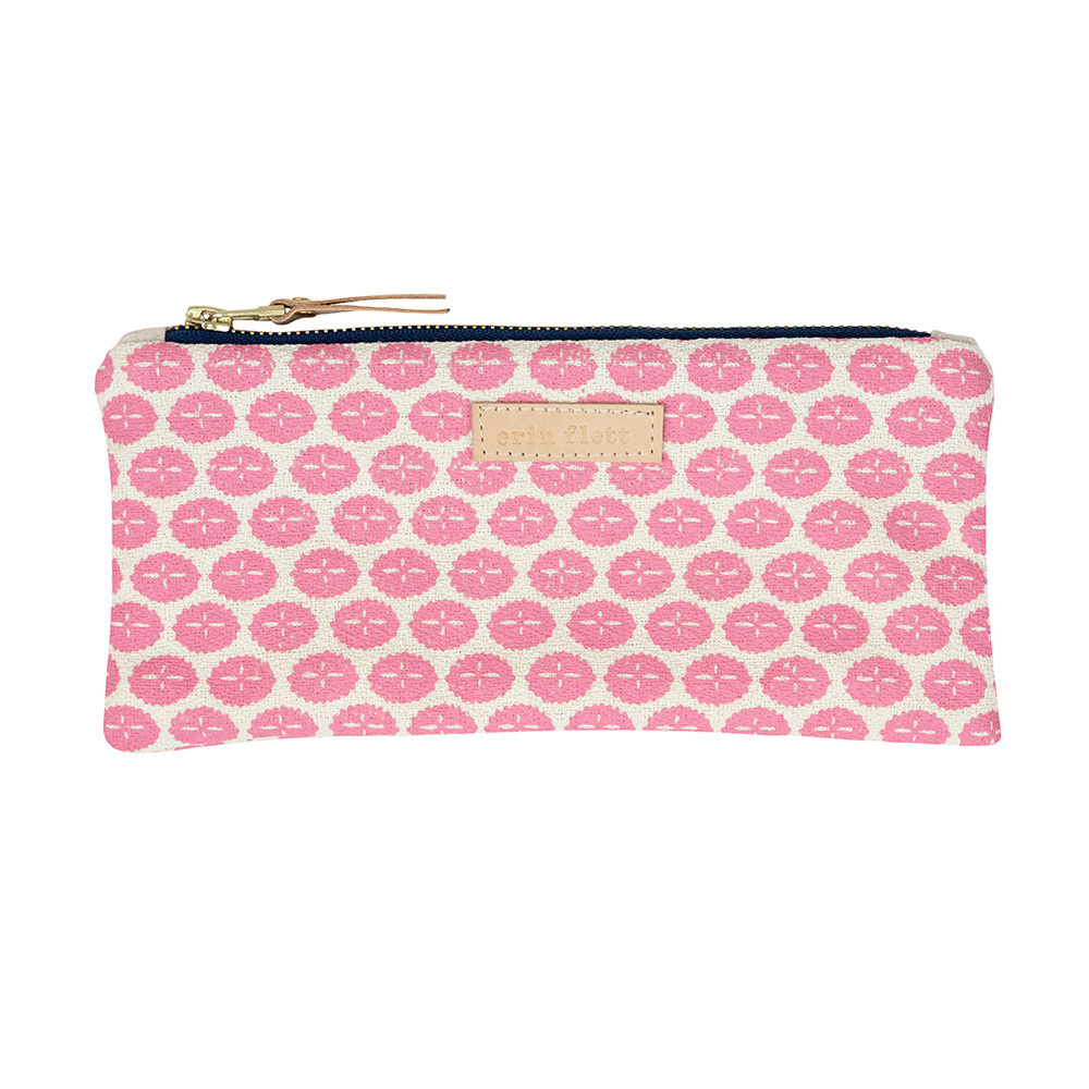 Erin Flett Erin Flett Pencil Zipper Bag - Dandi Pink