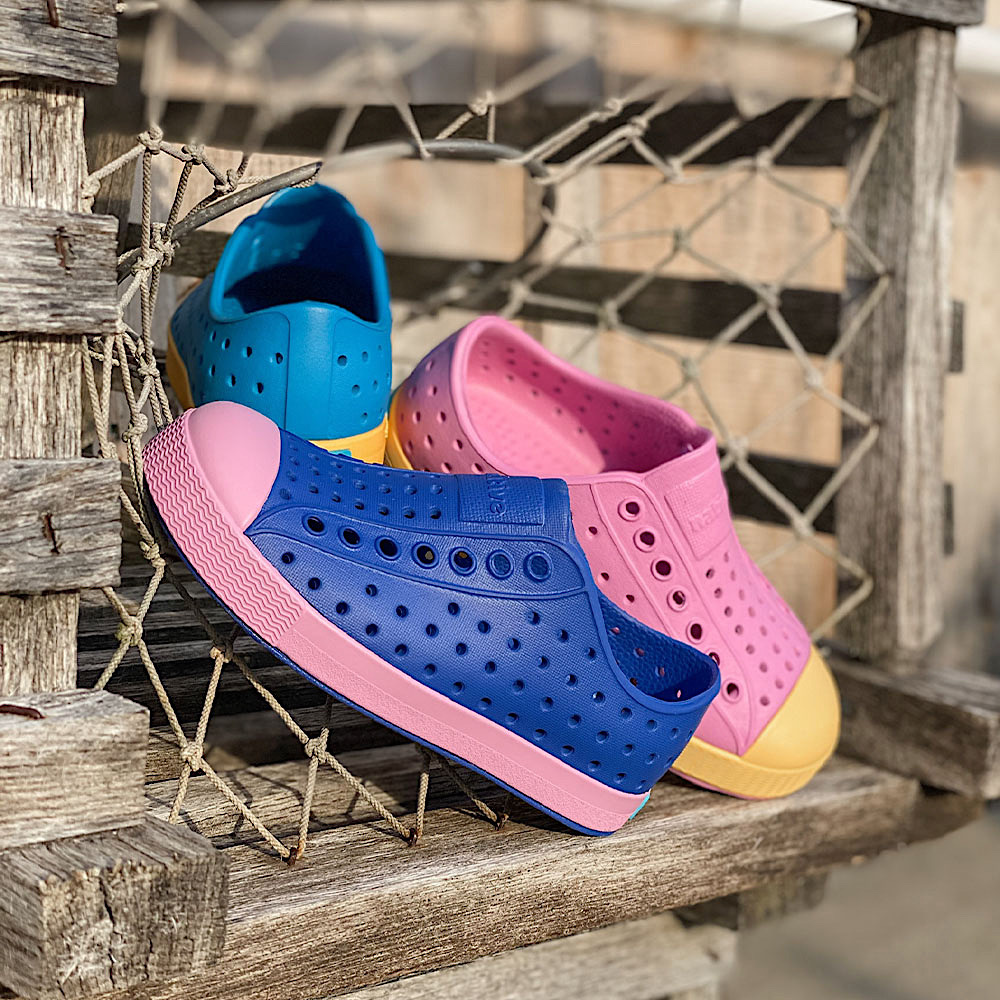 Native Shoes Jefferson Child - Wave Blue/Pollen Yellow