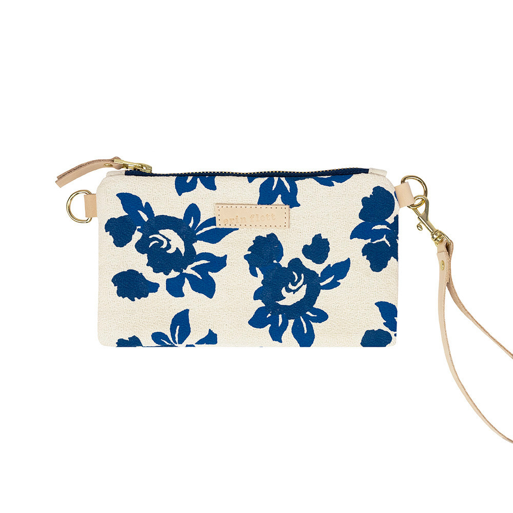 Erin Flett Erin Flett Ellie Wristlet - Helen Rose Blue