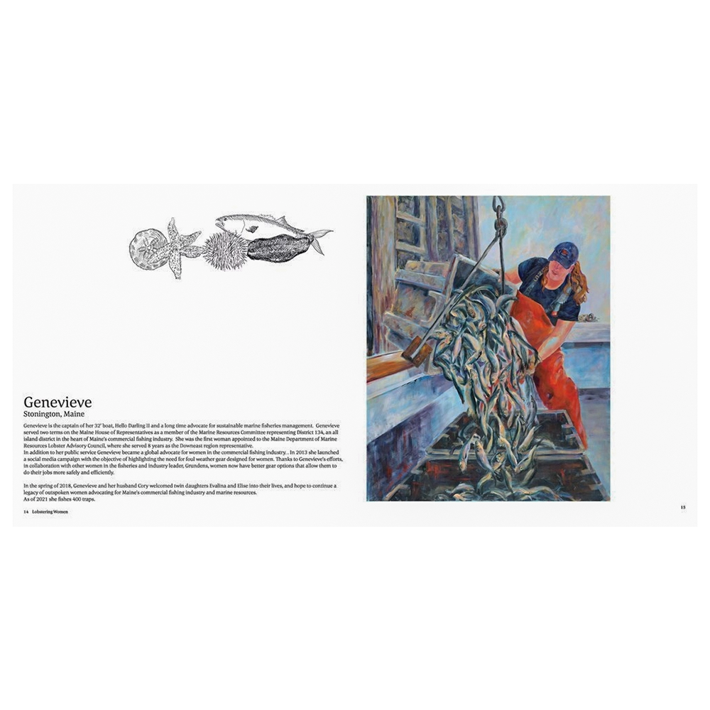 Lobstering Women of Maine Hardcover Book