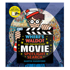Candlewick Press Wheres Waldo? The Magnificent Movie Spotlight Search Hardcover Activity Book