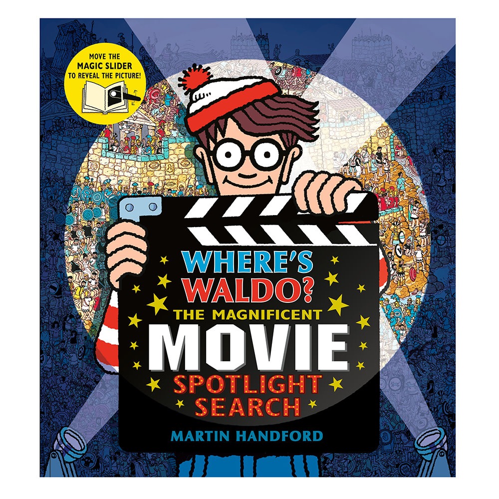 Candlewick Press Wheres Waldo? The Magnificent Movie Spotlight Search Hardcover Activity Book