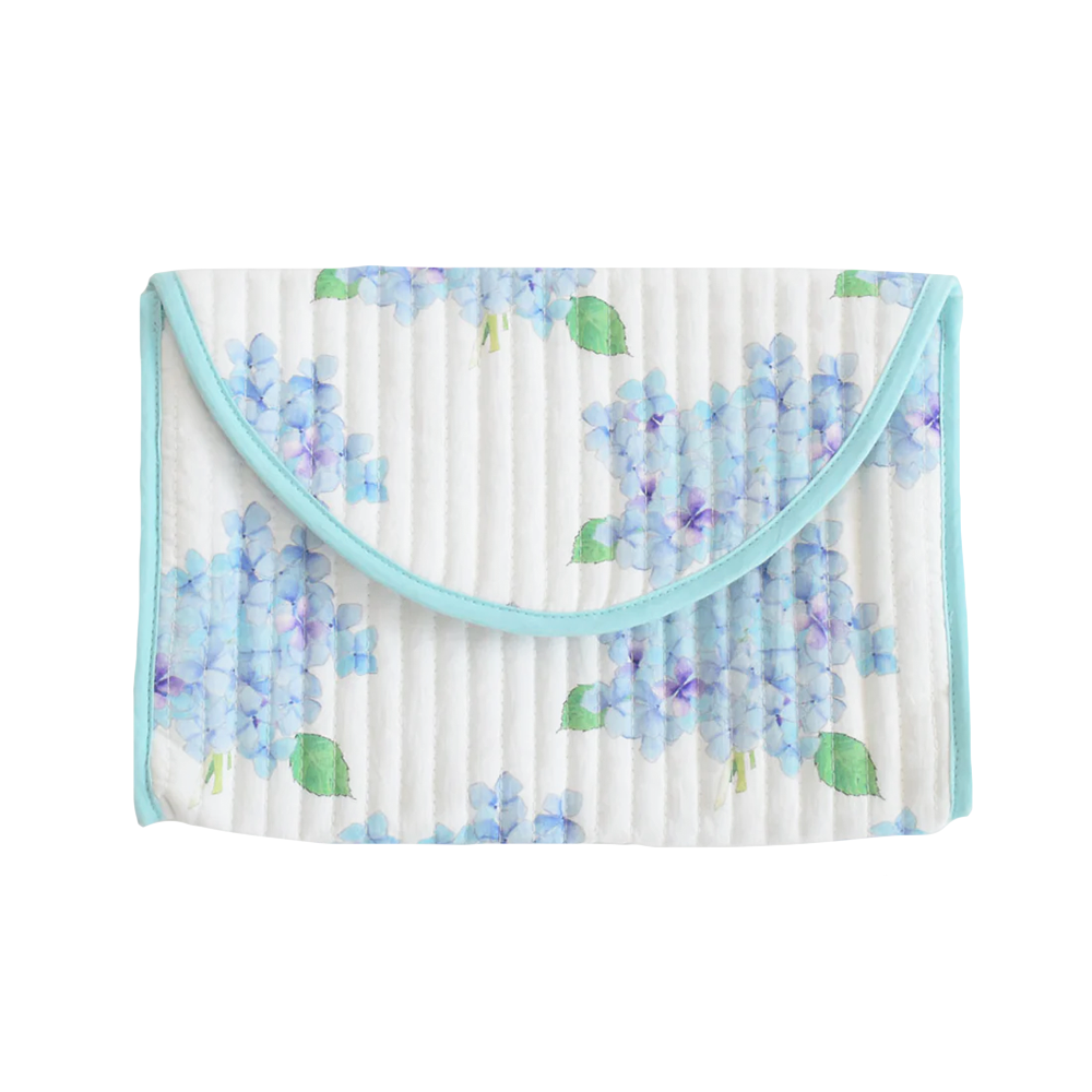Sara Fitz Sara Fitz Quilted Clutch - Hydrangea