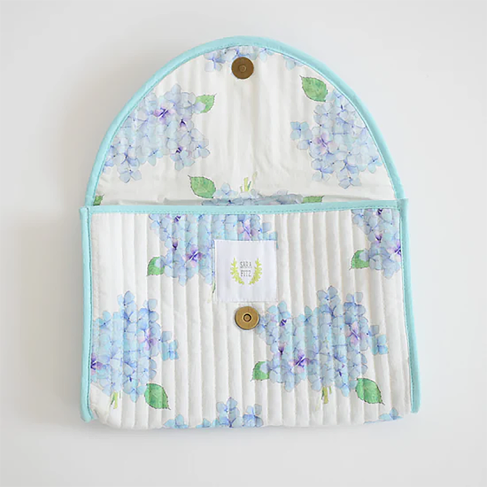 Sara Fitz Quilted Clutch - Hydrangea