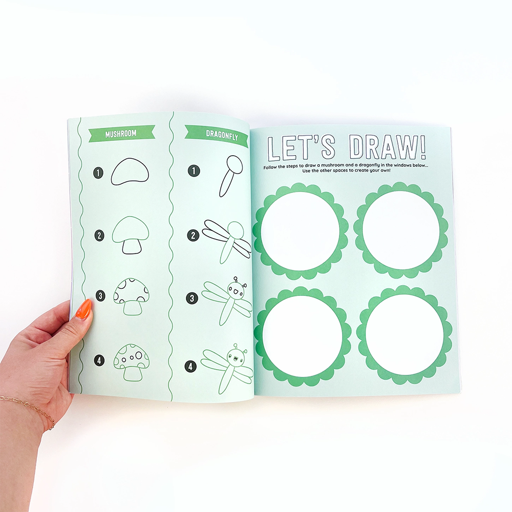 Pipsticks Draw Along Sticker Book - Fantasy