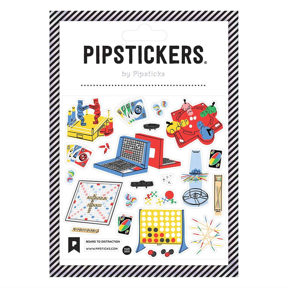Pipsticks Pipsticks Sticker Sheet - Board To Distraction