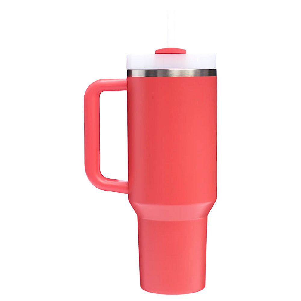 Stanley Quencher Tumbler 40oz - Hot Coral