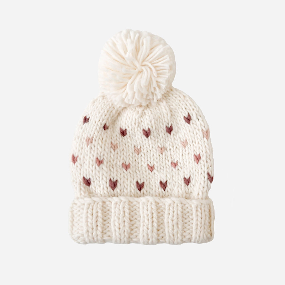 The Blueberry Hill Baby Hat Sawyer - Mauve