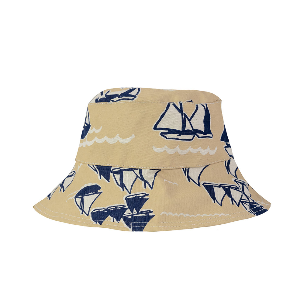 Erin Flett Bucket Hat - Sailing Navy/Sand