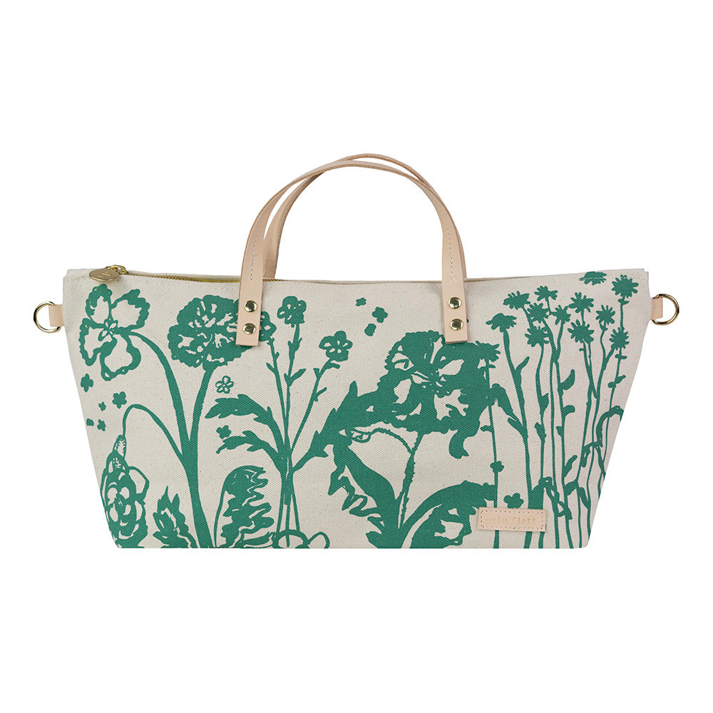 Erin Flett Erin Flett Large Satchel Bag - Flaggy Meadow - Green