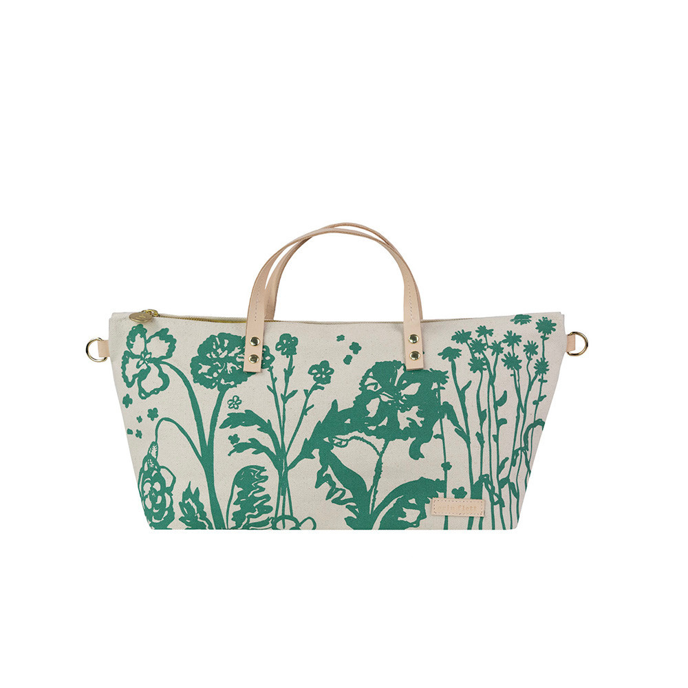 Erin Flett Erin Flett Small Satchel Bag - Flaggy Meadow - Green