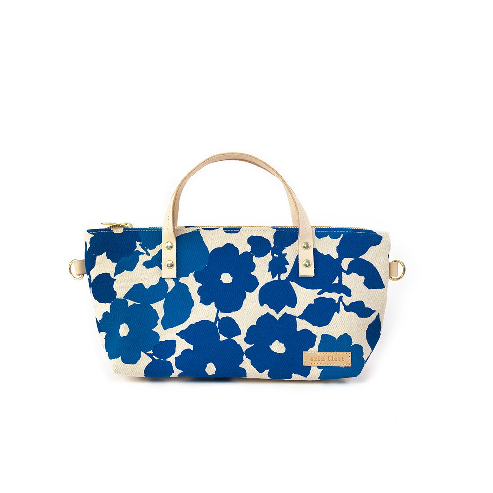 Erin Flett Erin Flett Small Satchel Bag - Royal Anita