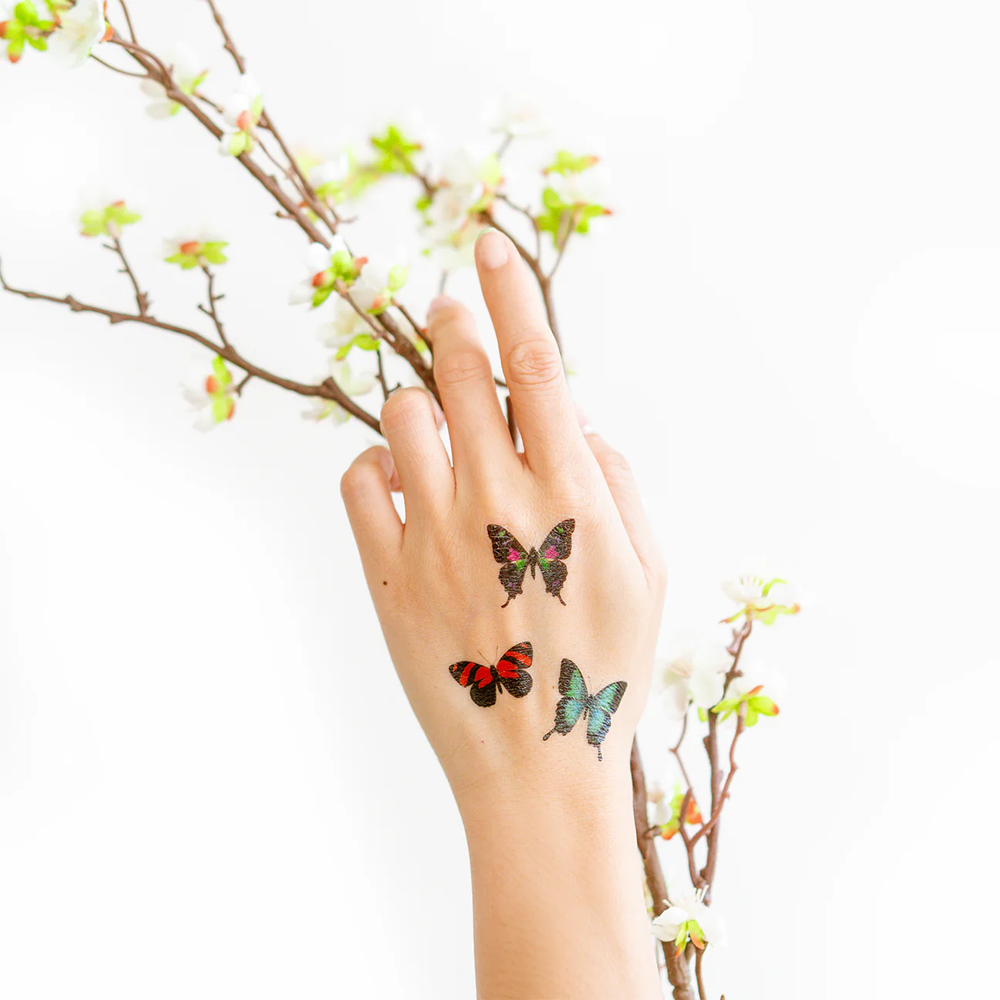 Tattly Tattoo 2-Pack - Butterfly Trio