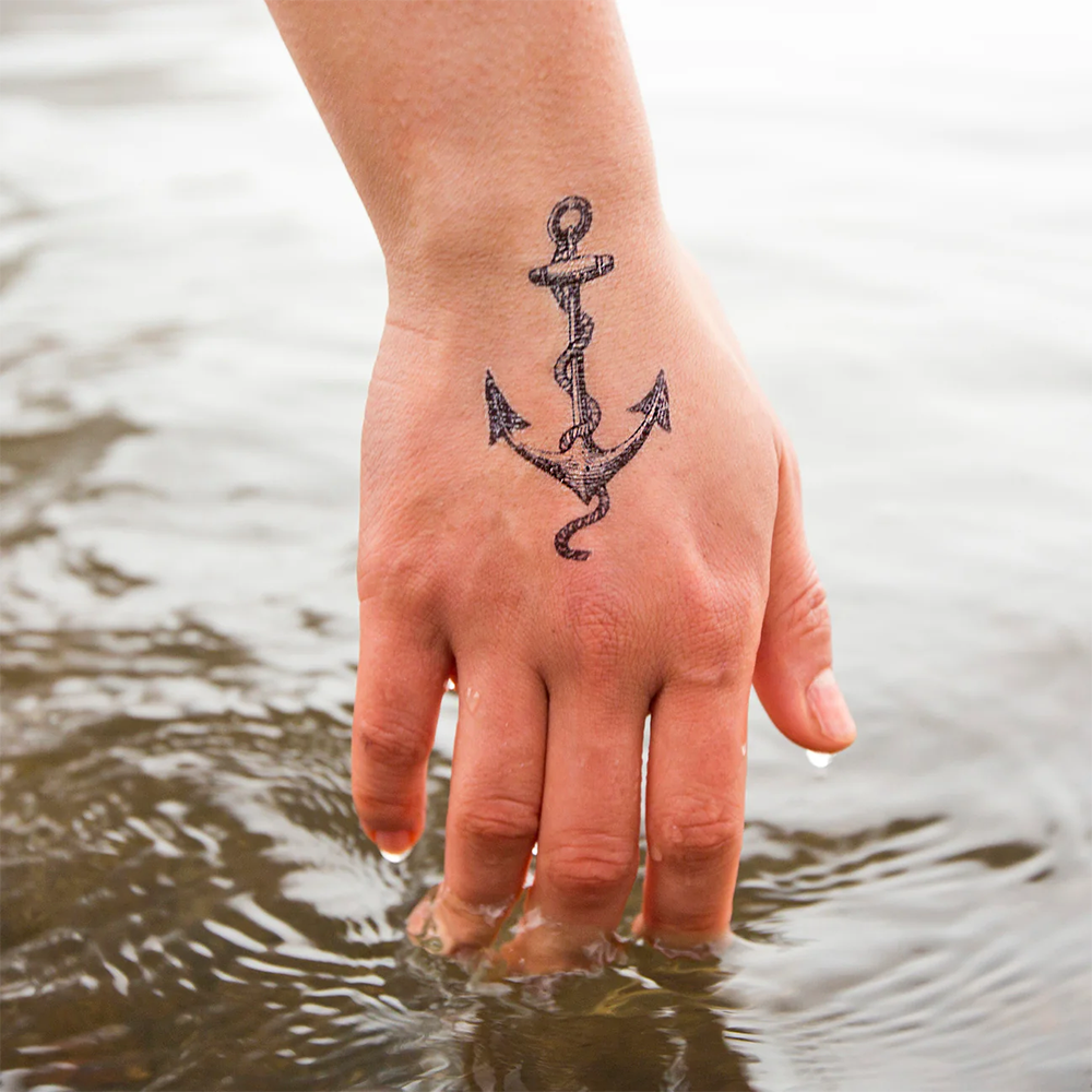 Tattly Tattoo 2-Pack - Cartolina Anchor