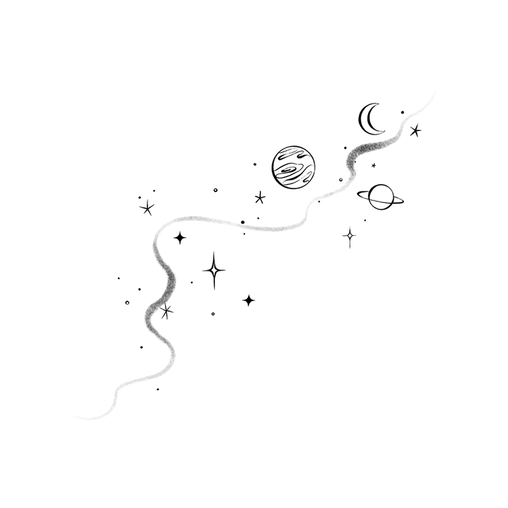 Tattly Tattly Tattoo 2-Pack - Celestial