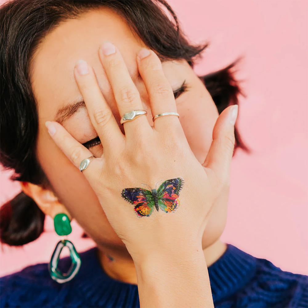 Tattly Tattoo 2-Pack - Midnight Butterfly