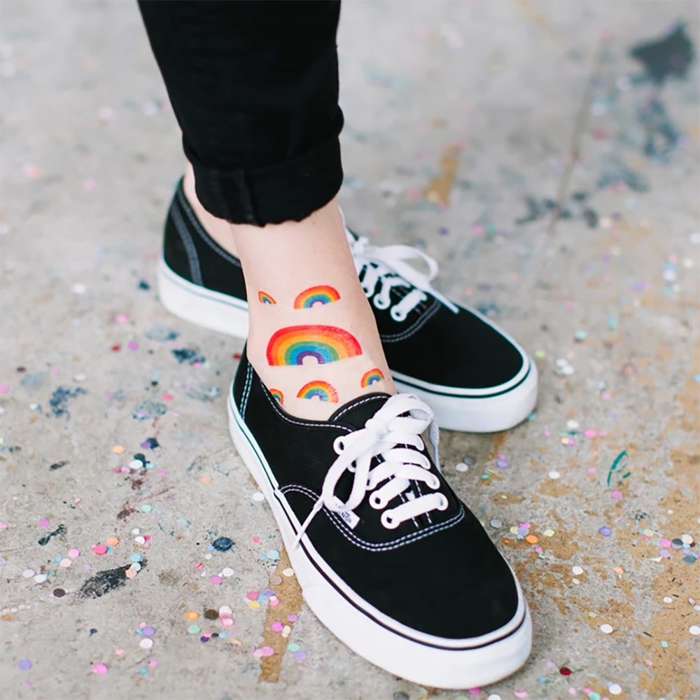 Tattly Tattoo 2-Pack - Rainbow