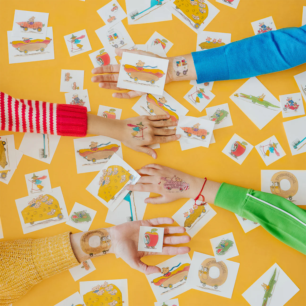 Tattly Tattoo Jumbo Party Pack - Richard Scarry