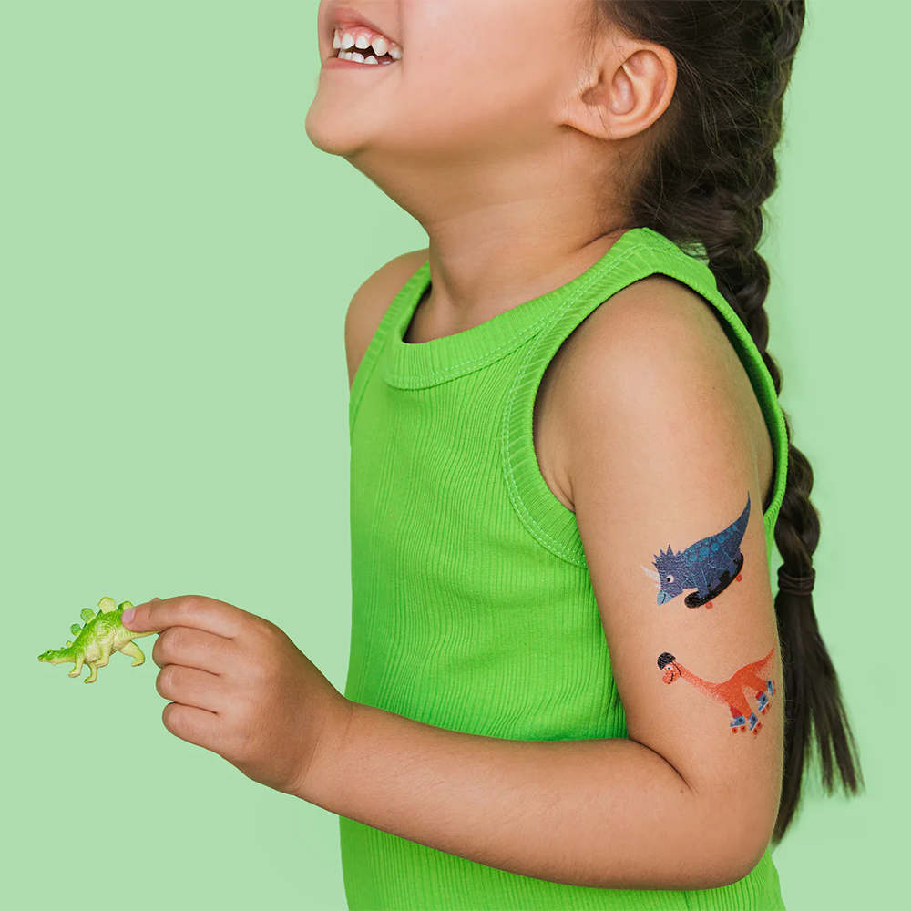 Tattly Tattoo Sheet Set of 2 - Dino Derby