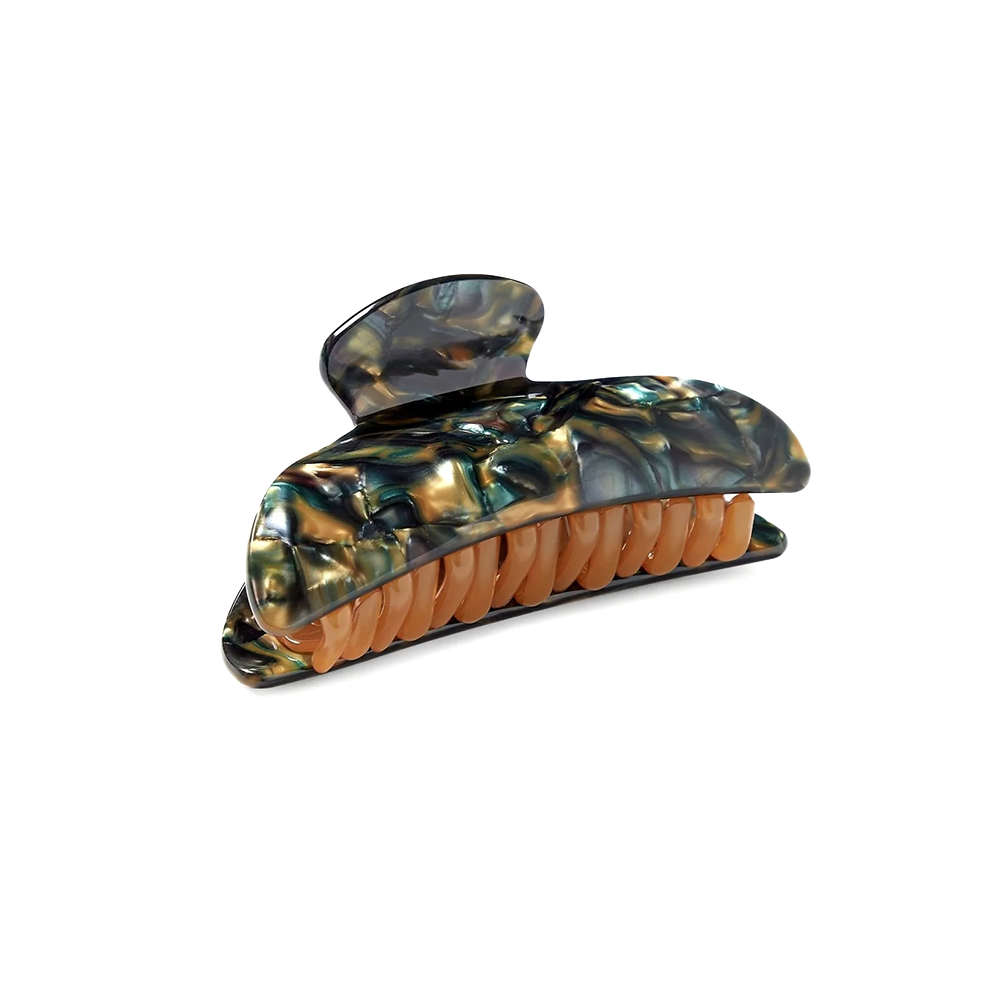 Machete Machete Midi Claw Hair Clip - Green Tortoise