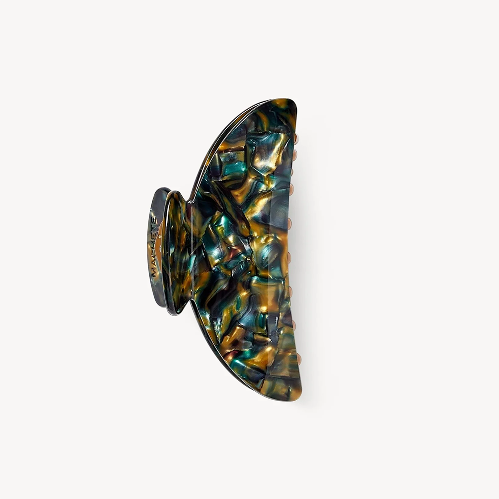 Machete Midi Claw Hair Clip - Green Tortoise