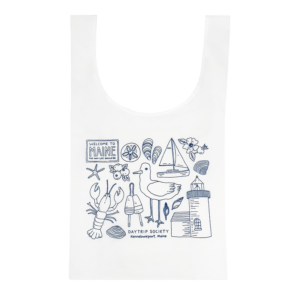 Baggu Baggu x Daytrip Society - Custom Standard - Kennebunkport Icons - White