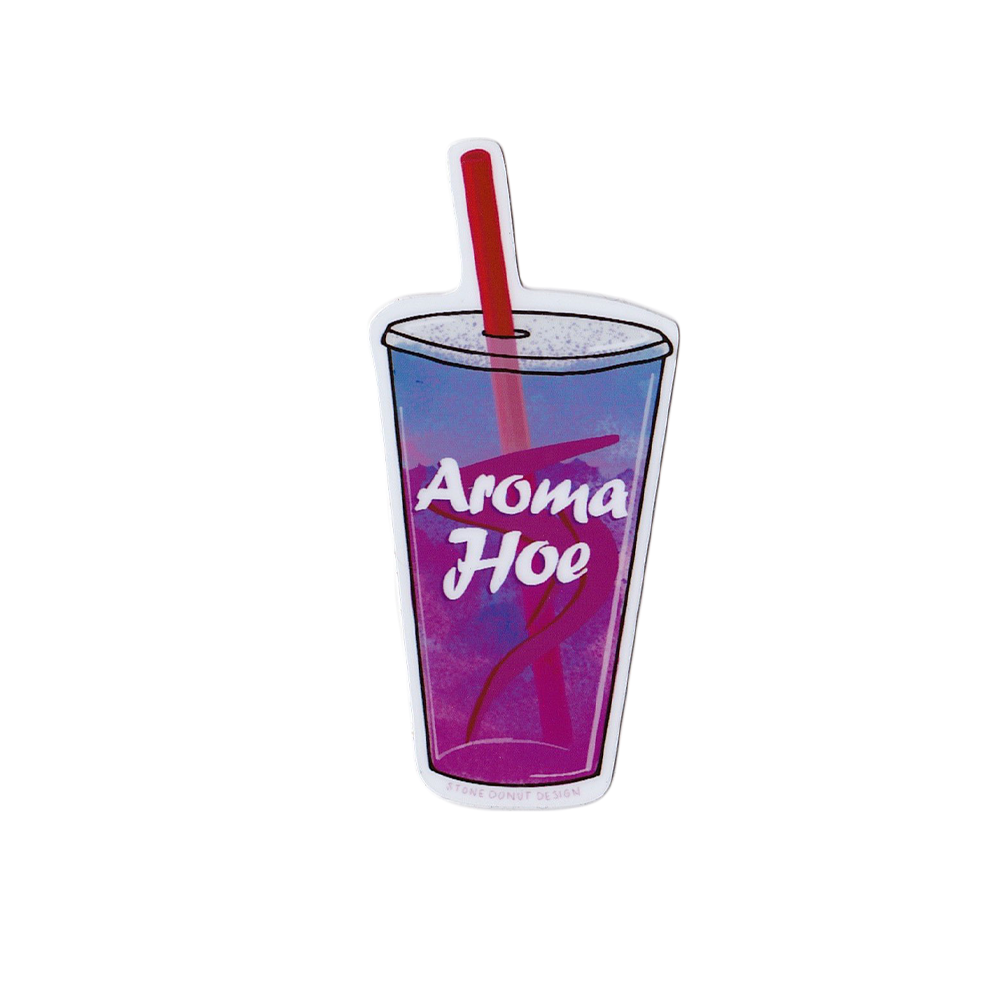 Stonedonut Design Stone Donut Designs - Aroma Hoe Vinyl Sticker