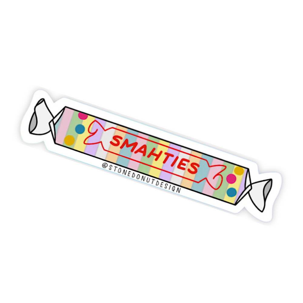 Stonedonut Design Stone Donut Designs - Smahties Vinyl Sticker