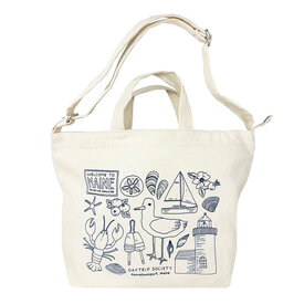 Baggu Baggu x Daytrip Society - Custom Horizontal Zip Duck Bag - Kennebunkport Icons