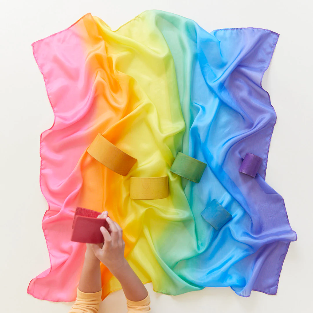 Sarah's Silks Enchanted Playsilk - Rainbow