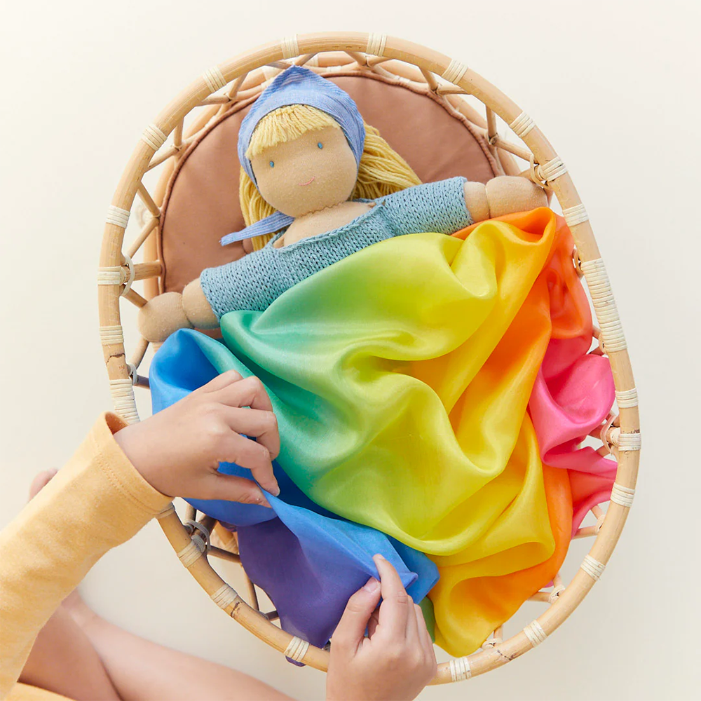 Sarah's Silks Enchanted Playsilk - Rainbow
